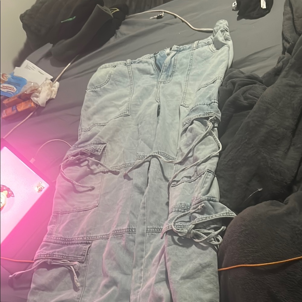 No Boundaries Light Blue Flare Jeans